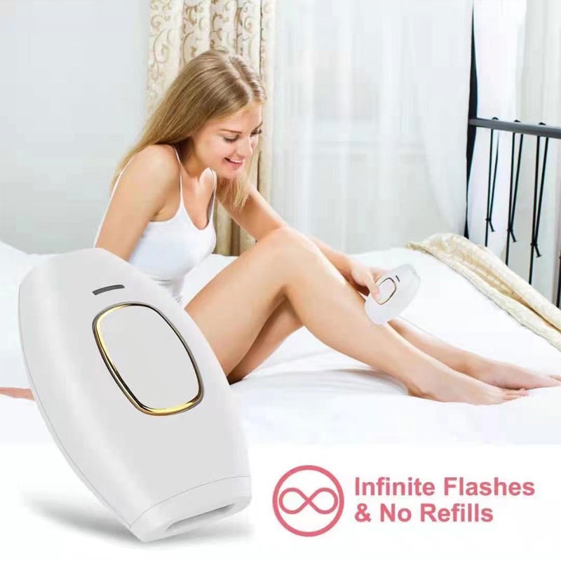 Ubeator Máy Triệt Lông IPL Mini Sử Dụng Công Nghệ Ánh Sáng Laser 500,000 Cao Cấp