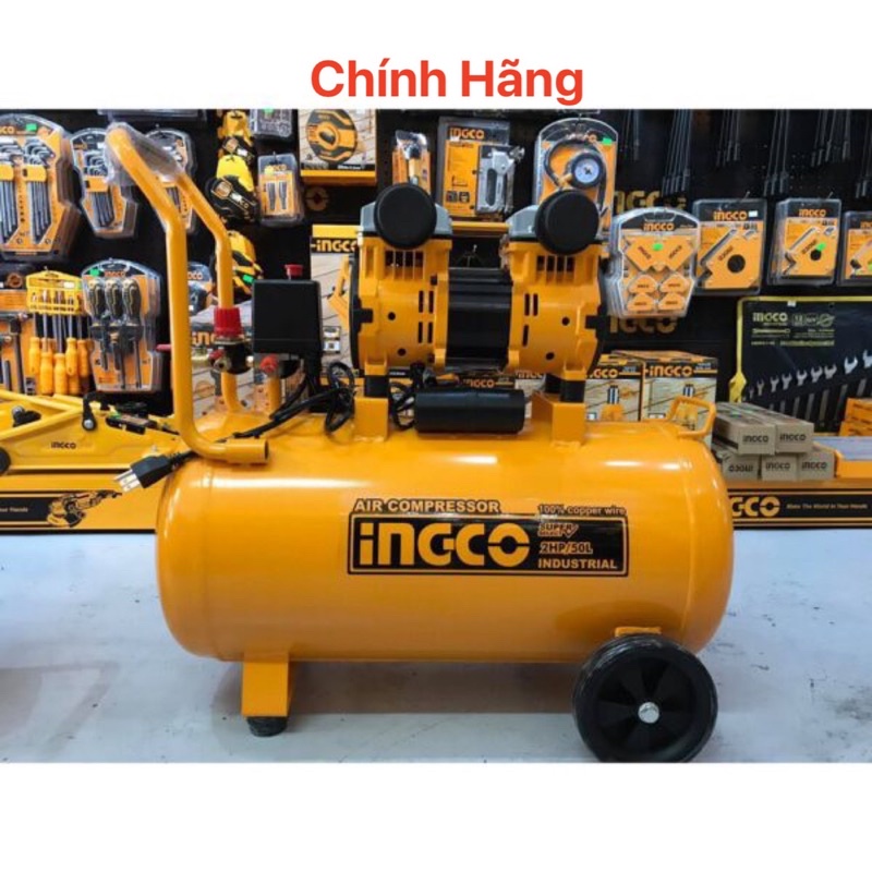 INGCO Máy nén khí không dầu 50L 1.6HP ACS112501T
