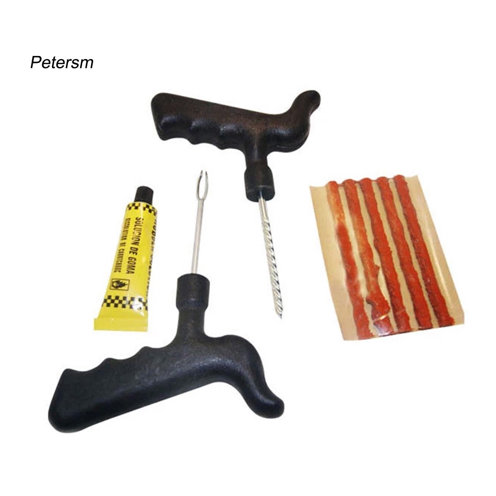 Bộ 6 dụng cụ sửa chữa lốp xe hơi/xe mô tô không săm bị thủng tiện dụng