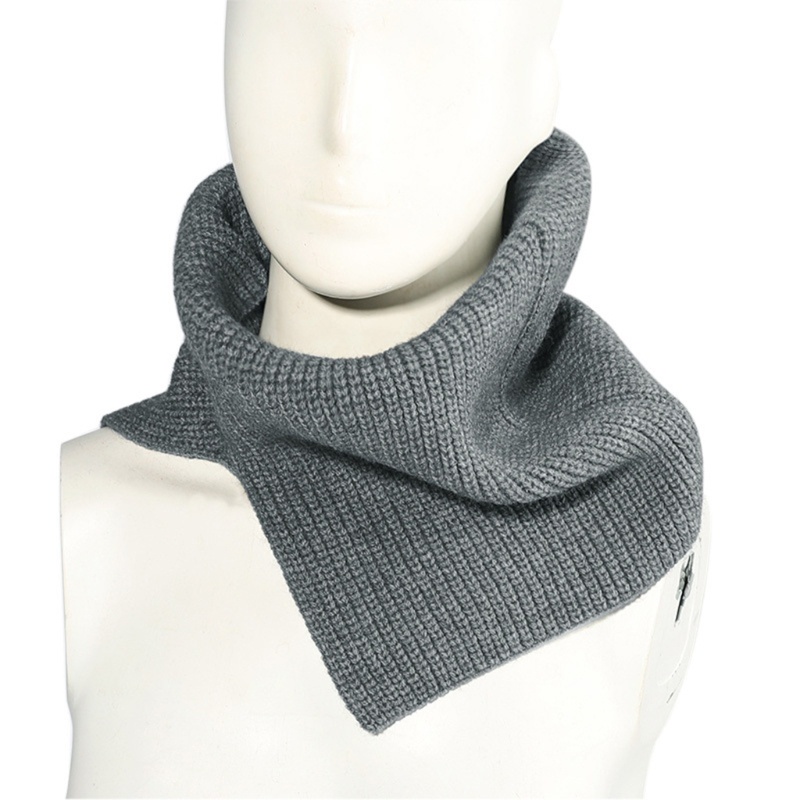 Khăn Choàng Cổ Giả Khăn Choàng Cổ Màu Trơn Chống Gió Có Thể Tháo Rời