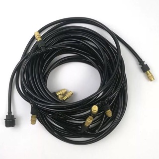 Bộ 12 đầu phun sương đồng kèm 10m dây 4/7mm hệ thống tưới phun sương tưới lan tưới cây ban công vườn rau sân vườn