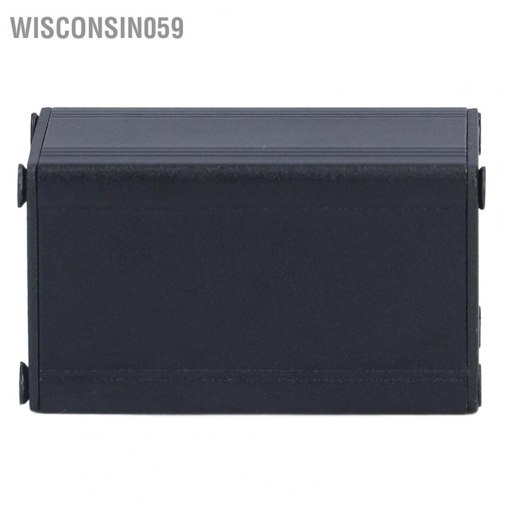 Wisconsin059 Aluminium Electric Box Waterproof Junction Enclosure Case Integrated for DIY Black