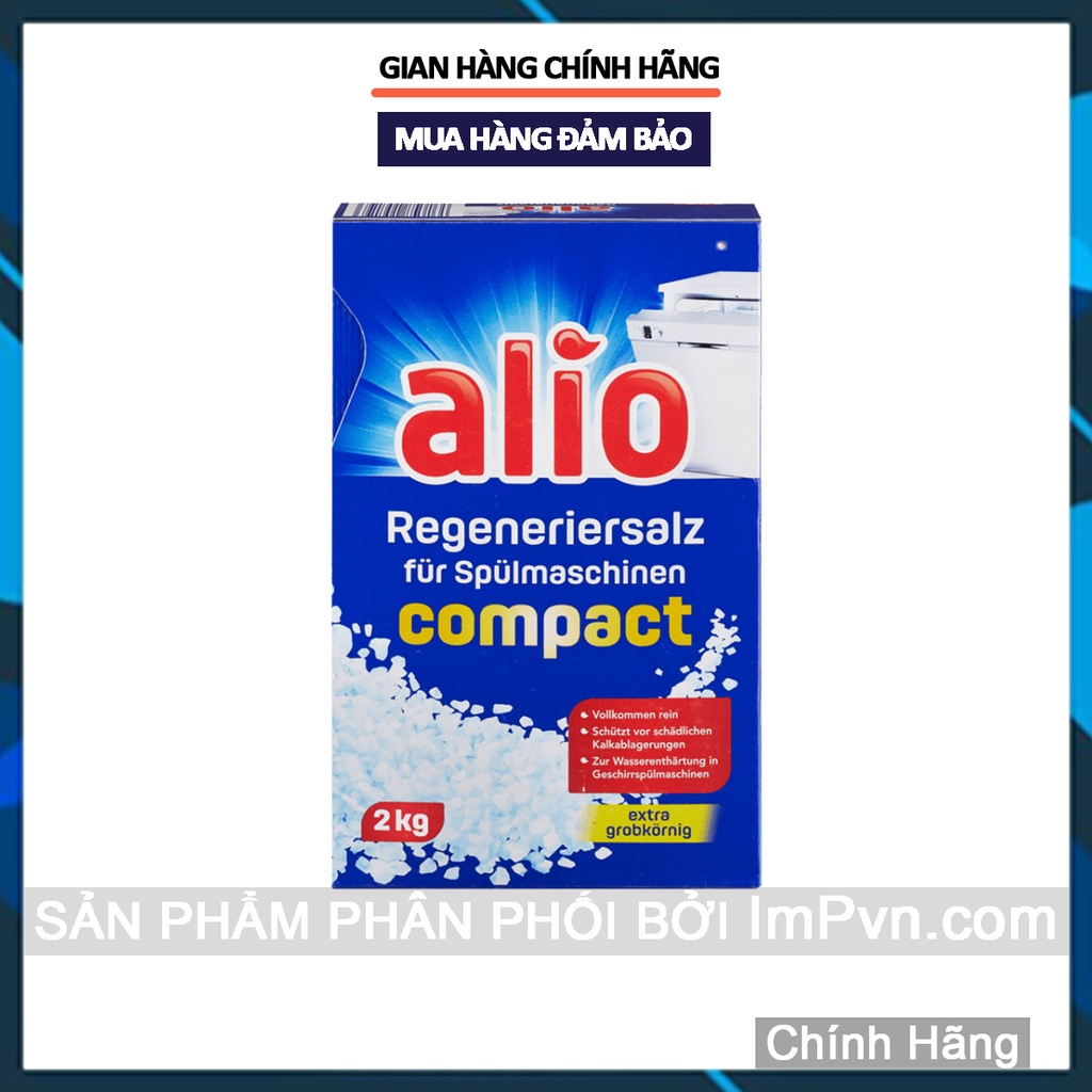 Muối rửa bát làm mềm nước Alio 2kg - Muối Somat Finish - ImP - ImPvn