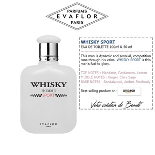 Nước hoa nam Evaflor Whisky Sport chính hãng Pháp hương thơm sang trọng thơm mát