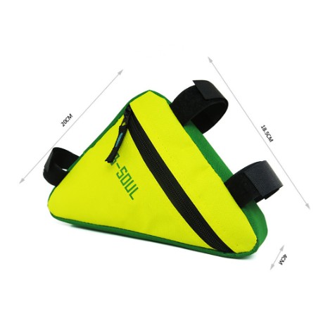 Túi đựng vật dụng điện thoại ví bóp tiền mắt kính hình tam giác gắn treo sườn xe đạp thể thao đua tiện lợi