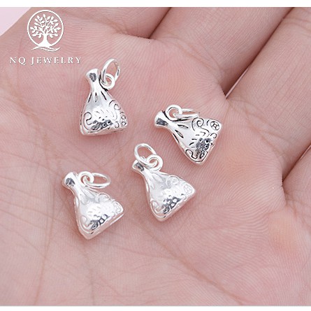 Charm bạc túi tiền treo - NQ Jewelry