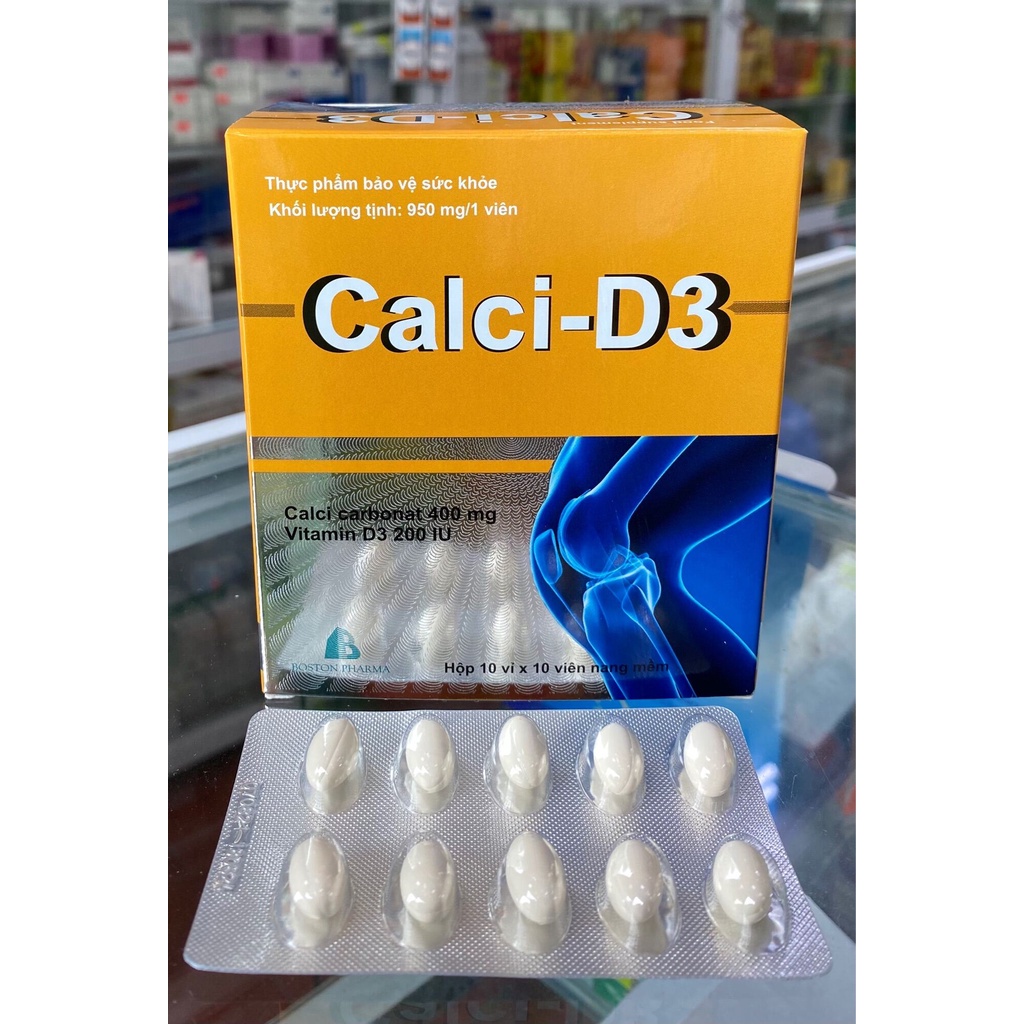 Calci-D3 viên uống bổ sung canxi và vitamin d3 - Hàng mới