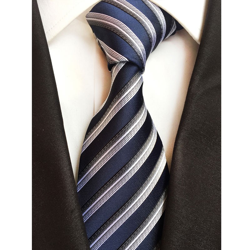 Mới Cà Vạt Lụa 8cm Họa Tiết Hoa Thời Trang Cho Nam