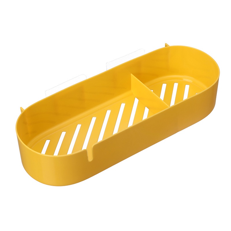 Giá Đỡ Vật Dụng Hình Oval Gắn Tường Không Cần Khoan Dành Cho Phòng Tắm