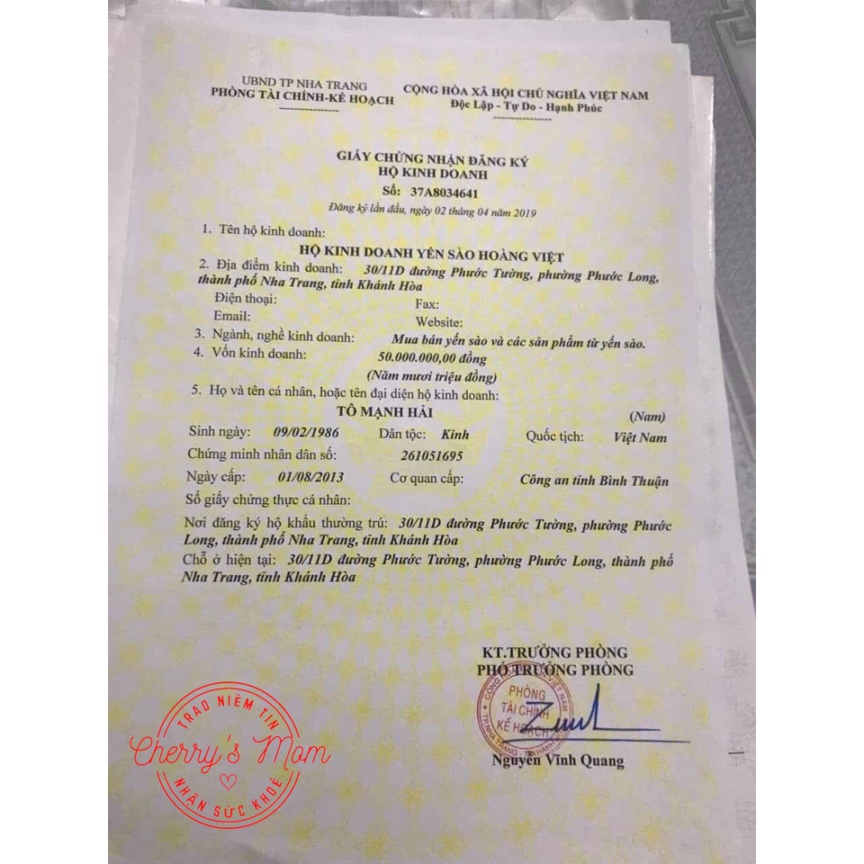 Tổ Yến Sào Hoàng Việt (01 Hũ) Chưng Sẵn Vị Không Đường 70ml Chính Hãng Nha Trang Khánh Hòa Cho Người Tiểu Đường | BigBuy360 - bigbuy360.vn