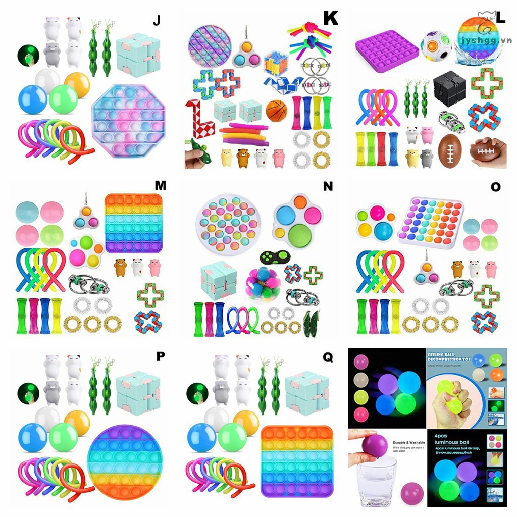 Set 22 đồ chơi vui nhộn giảm căng thẳng tiktok Push Pop It Fidget Bubble Sensory Toy Đồ Chơi giải stress bong bóng Trẻ Đồ Chơi Giáo Dục đồ chơi bé đồ chơi cho chơi Đồ chơi giải tỏa căng thẳng đàn stress đồ chơi cho trẻ em bé trai bé gái