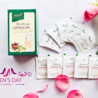 Thảo mộc giảm cân hera plus dạng viên chính hãng hộp 30 viên