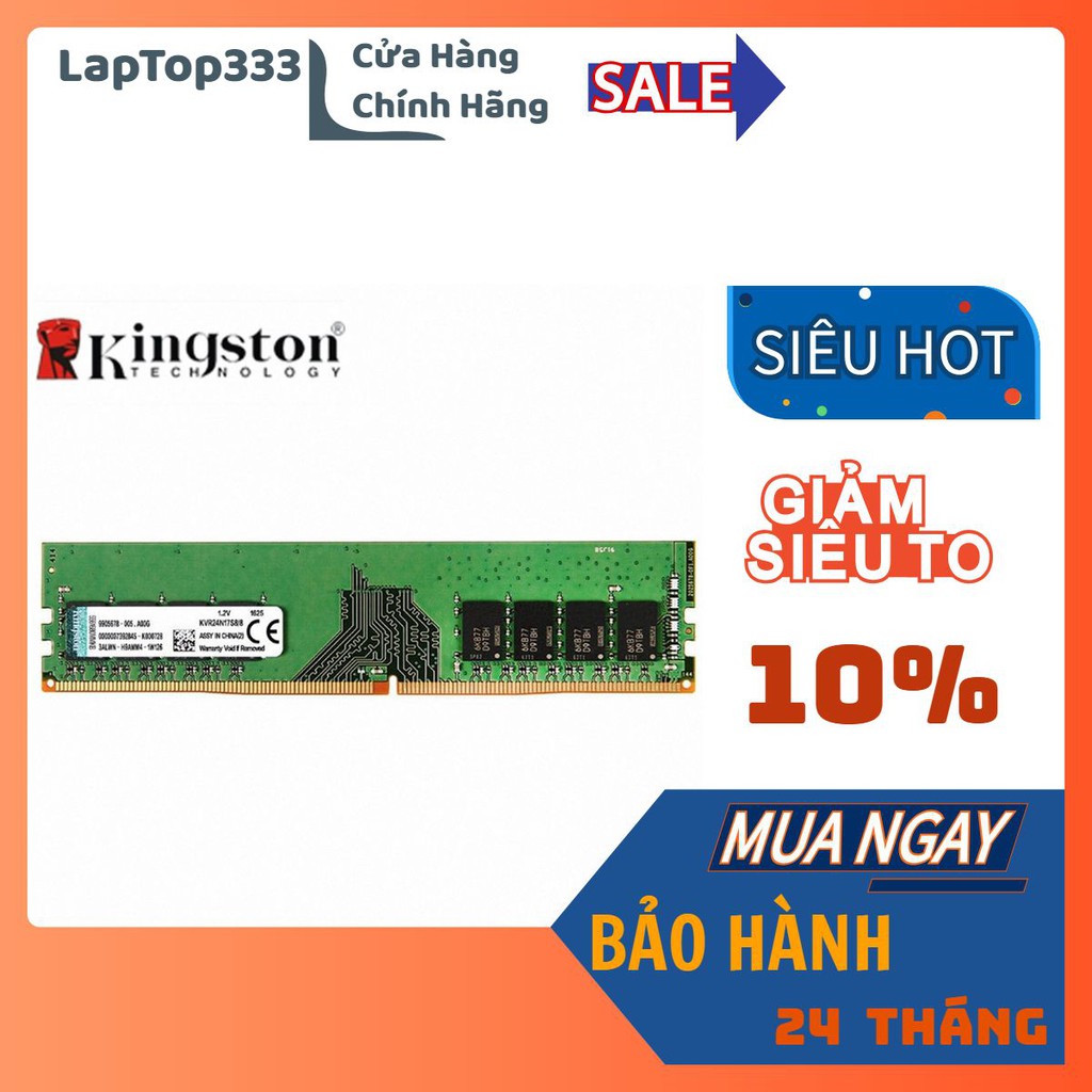 RAM Kingston 8GB 2400 DDR4 CL15 DIMM
