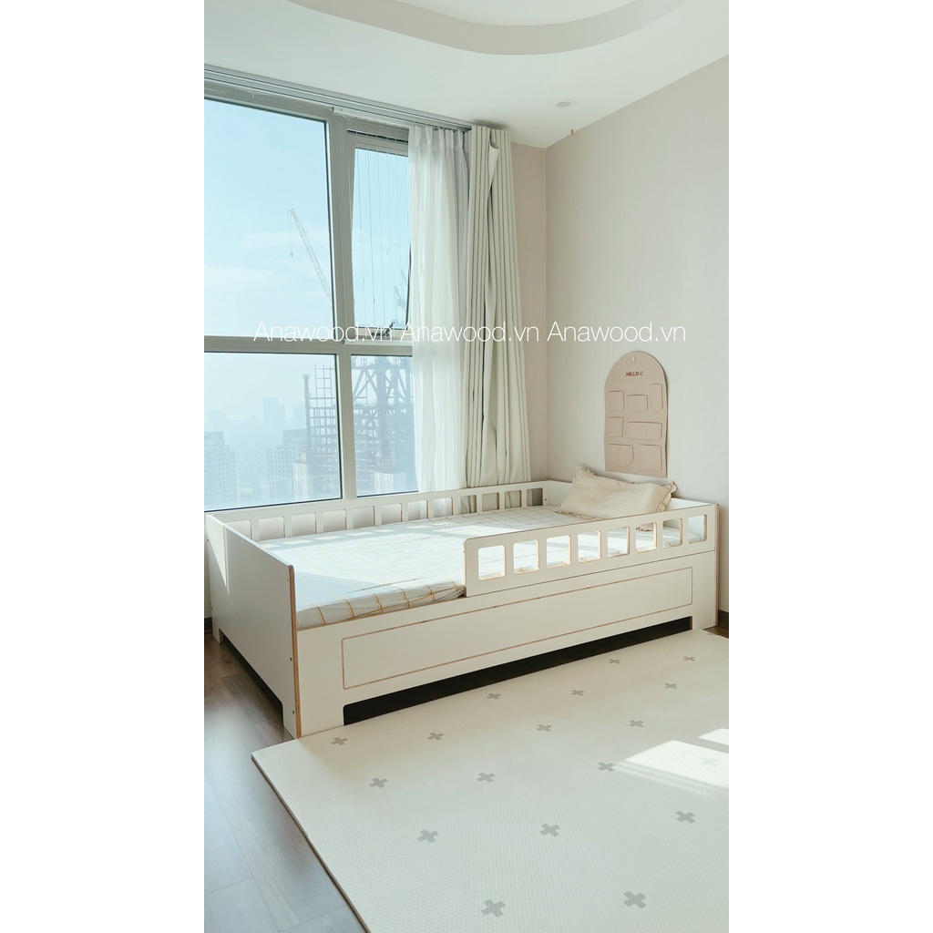 Giường - nôi trẻ em phong cách Hàn quốc EB064
