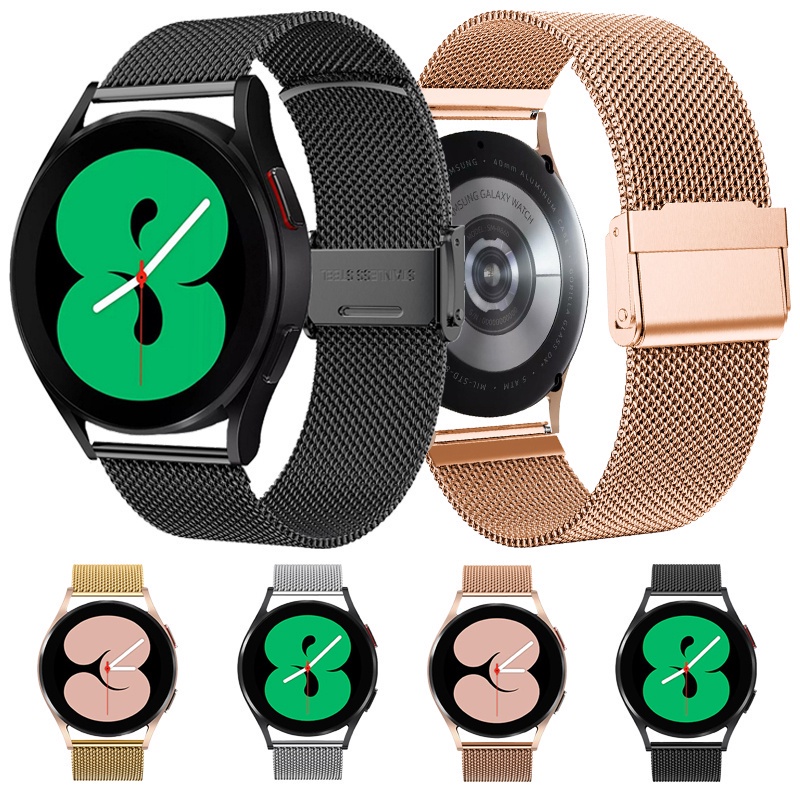 Dây đeo thép không gỉ khóa nam châm cho đồng hồ thông minh Samsung Galaxy Watch 4 Classic 46mm 42mm / Watch4 40mm 44mm