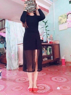 Chân Váy xẻ tà (cv xe tà)(KÈM ẢNH THÂT)