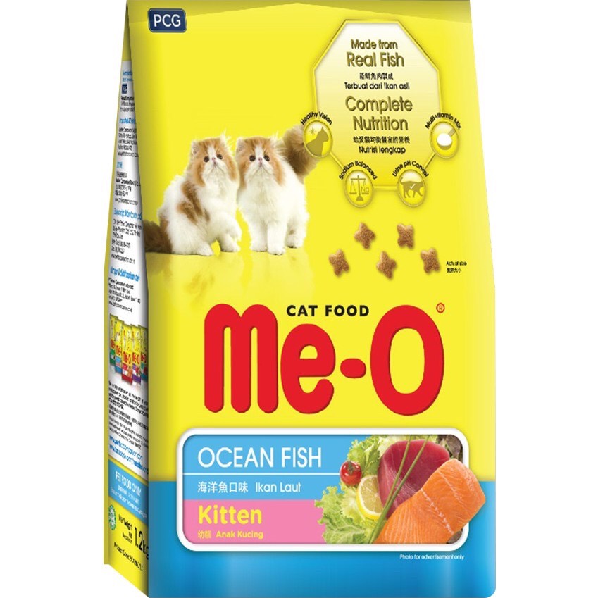 Thức Ăn Cho Mèo Con Hạt Me-O Kitten , Adult Túi 1,1kg và 1,2 Kg - ShopPetAz