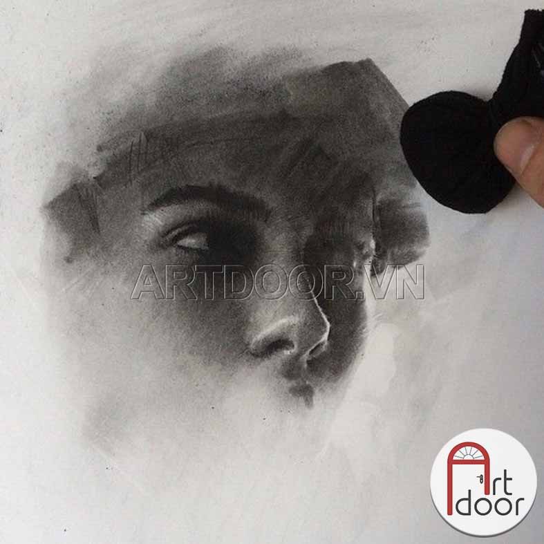 [ARTDOOR] Than bột CRETACOLOR Charcoal hũ lớn (175g)