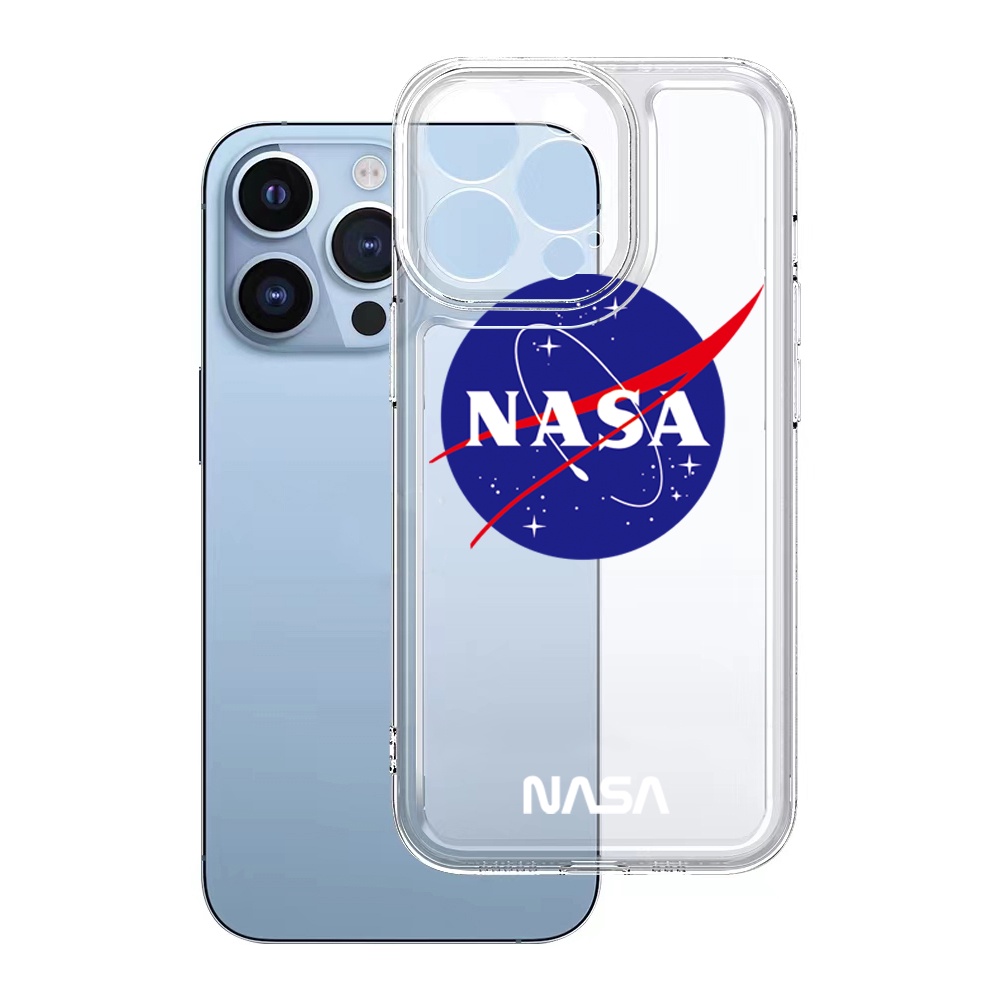 Ốp Điện Thoại TPU Gel Đệm Khí Chống Rơi Hình NASA Cho Samsung Galaxy S22 Plus Note 20 Ultra 10 S21 FE S20