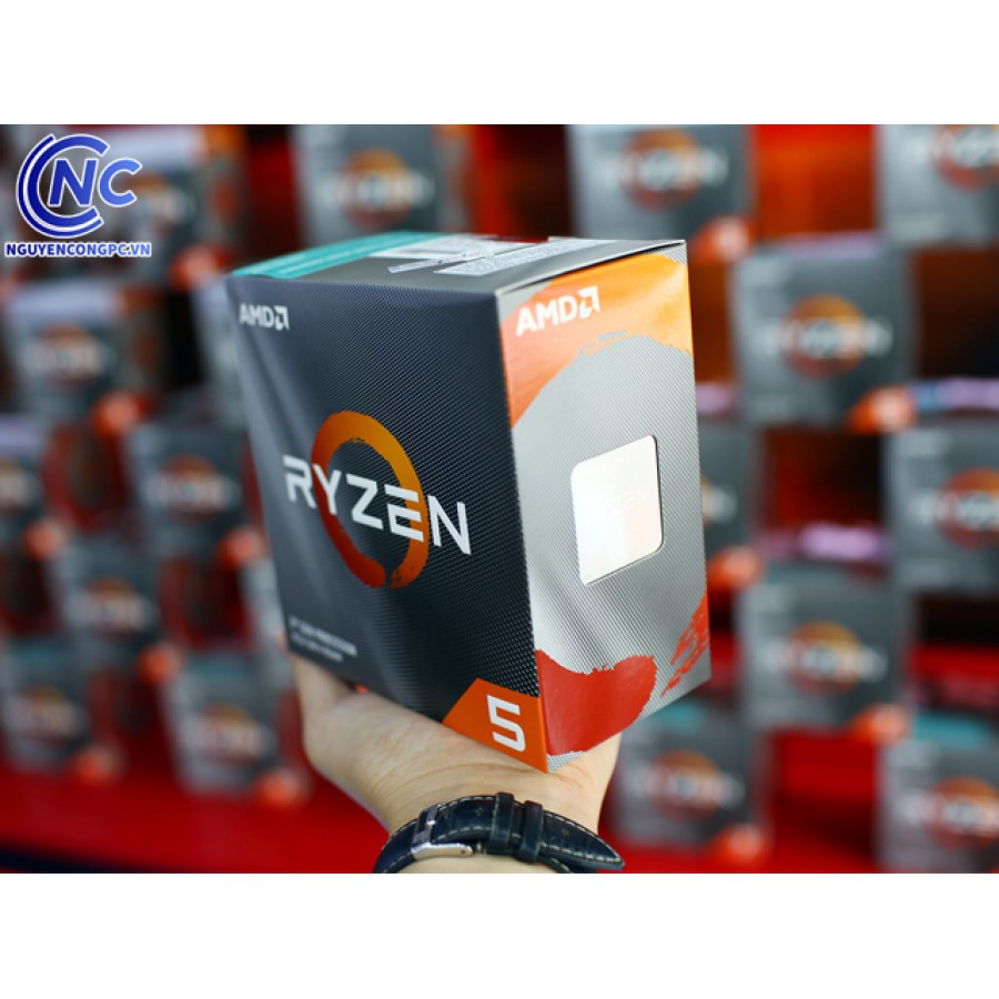 CPU-Bộ Vi Xử Lý AMD RYZEN 5 3600 Chính Hãng (3.6GHz turbo up to 4.2GHz, 6 nhân 12 luồng, 32MB Cache, 65W)-Socket AM4