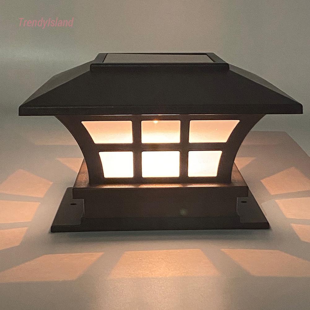 Eco-Friendly Column Lights Outdoor Waterproof Garden Lamp Lawn Fence Landscape Light for Courtyard Villa