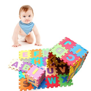 Bộ 40 miếng thảm xốp mềm lót sàn ghép chữ cái, số và phép tính cho bé