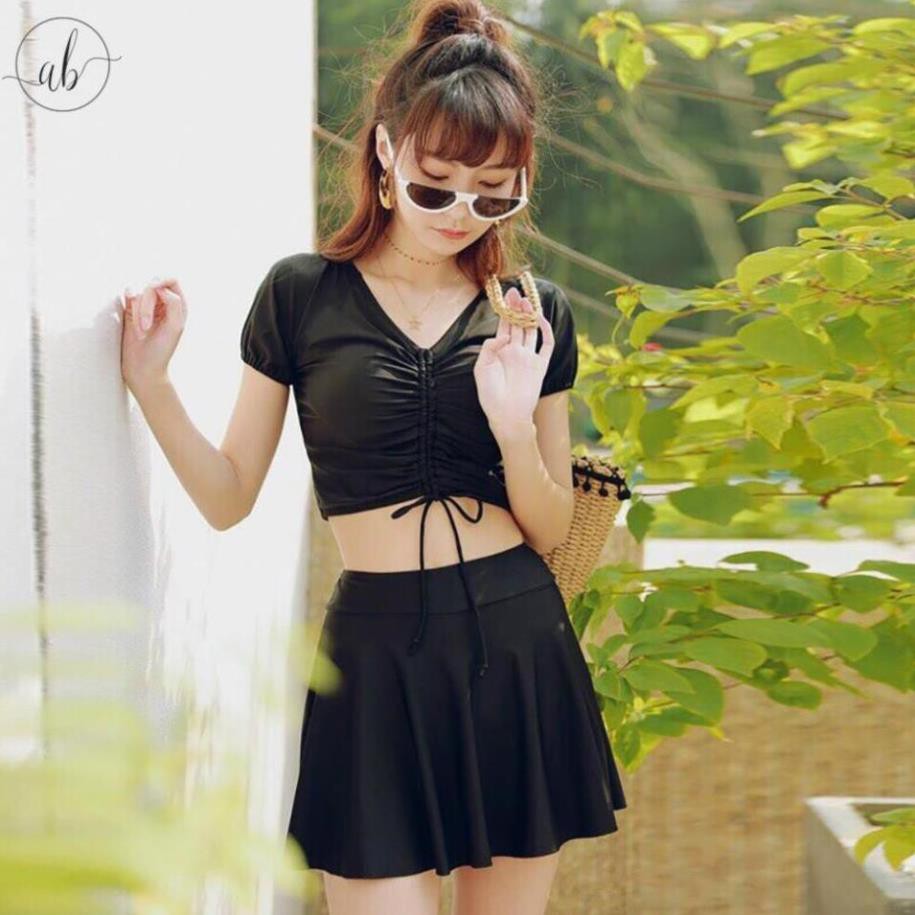 Áo bơi nữ lẻ ngắn tay, áo bơi croptop, áo tập, Mẫu 1-6 (Freesize 40 - 60kg) sexy  ཾ  ྇ | BigBuy360 - bigbuy360.vn