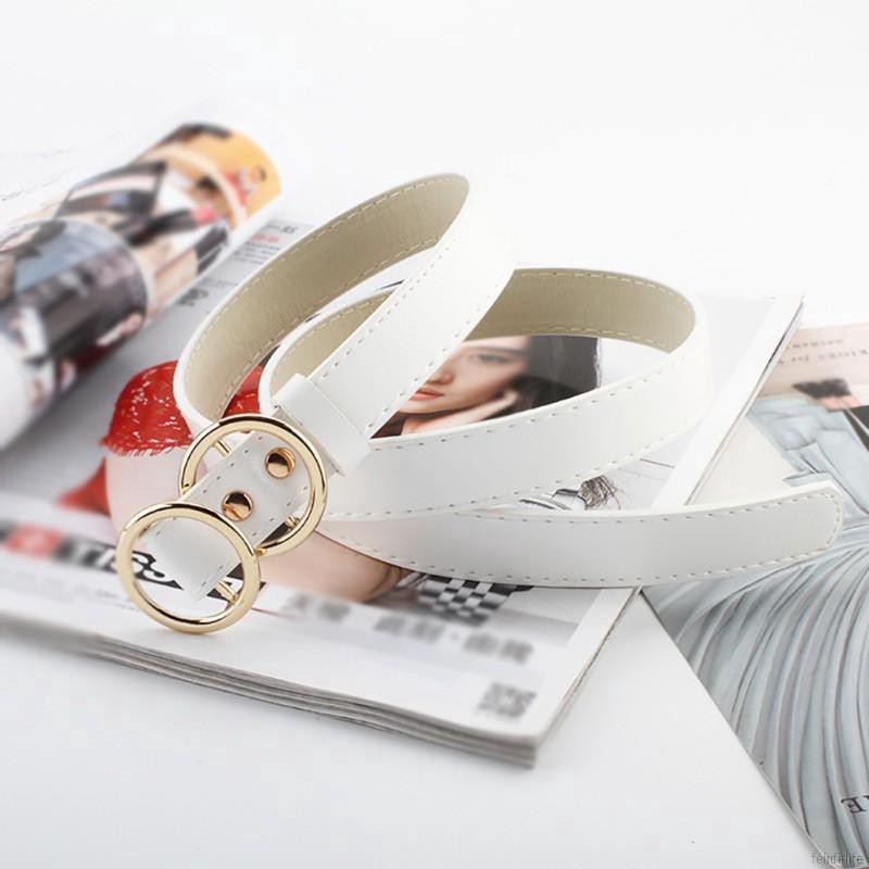Dây thắt lưng da thời trang cá tính cho nữ