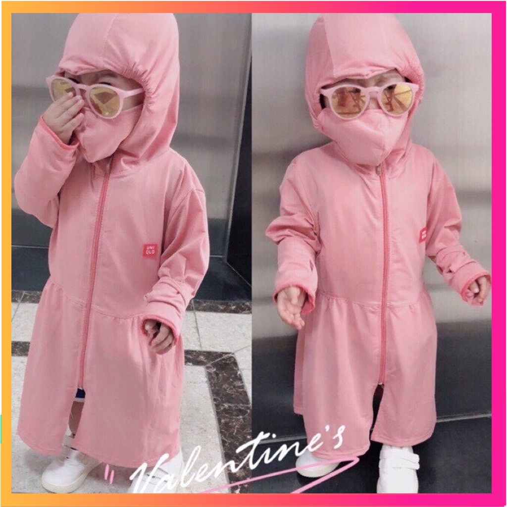 Áo Chống Nắng Toàn Thân Cho Bé Vải Co Giãn Thoáng Mát