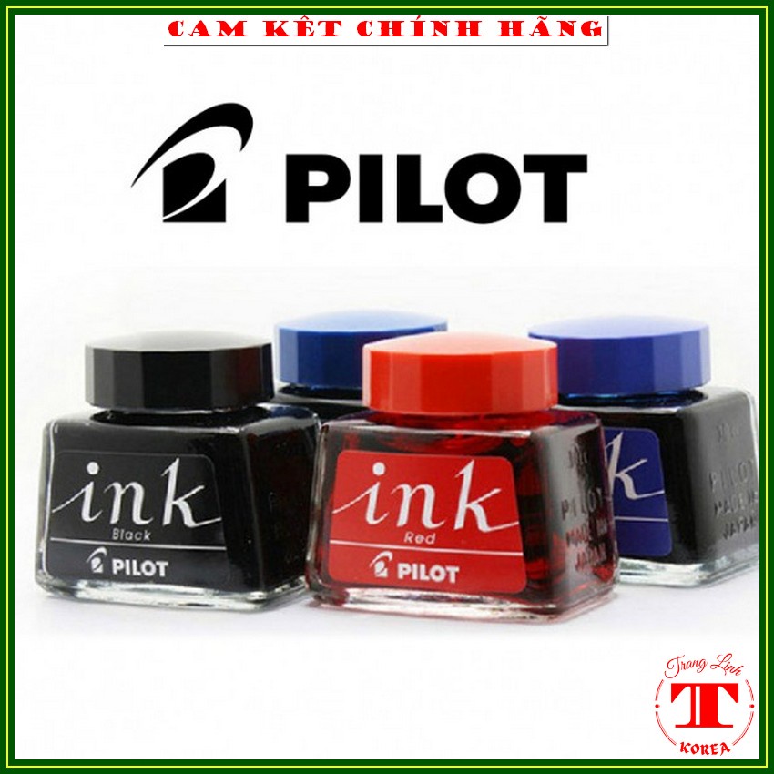 Mực bút máy Pilot nhật bản, lọ 30ml - Mực Pilot Ink Japan tranglinh