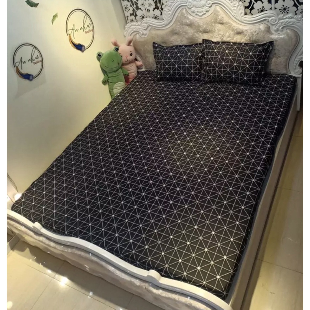 Ga Giường Nệm Cotton Poly M2 M6 M8, Drap Trải Giường Bốn Mùa (Miễn Phí Bo Chun) - Queen Decor | BigBuy360 - bigbuy360.vn