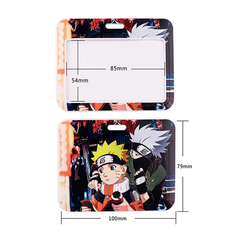 Bao Da Đựng Thẻ Kèm Dây Đeo Họa Tiết Anime Naruto Độc Đáo