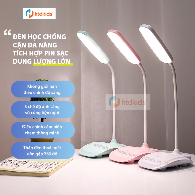 7108 Đèn học chống cận đa năng - tích hợp Pin sạc dung lượng lớn dòng | HTDVN