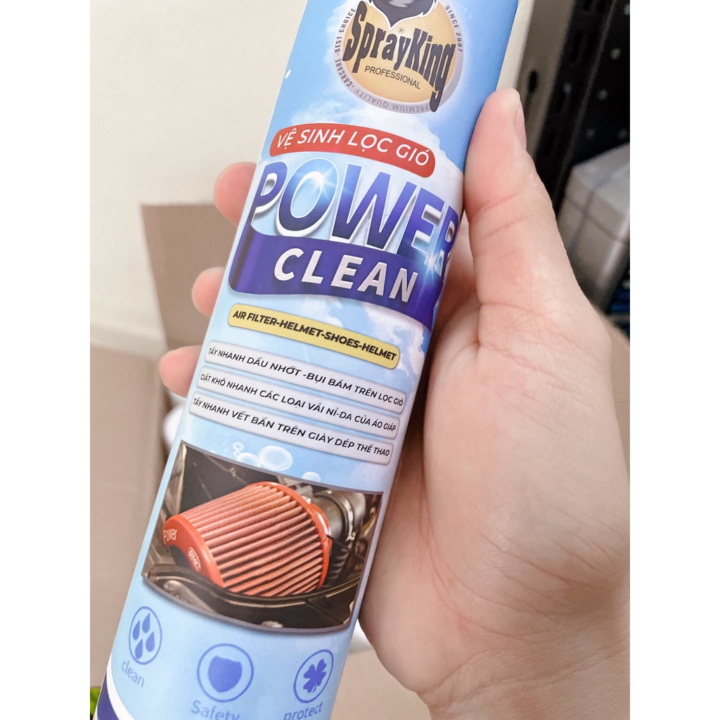 Vệ Sinh Lọc Gió SPray king