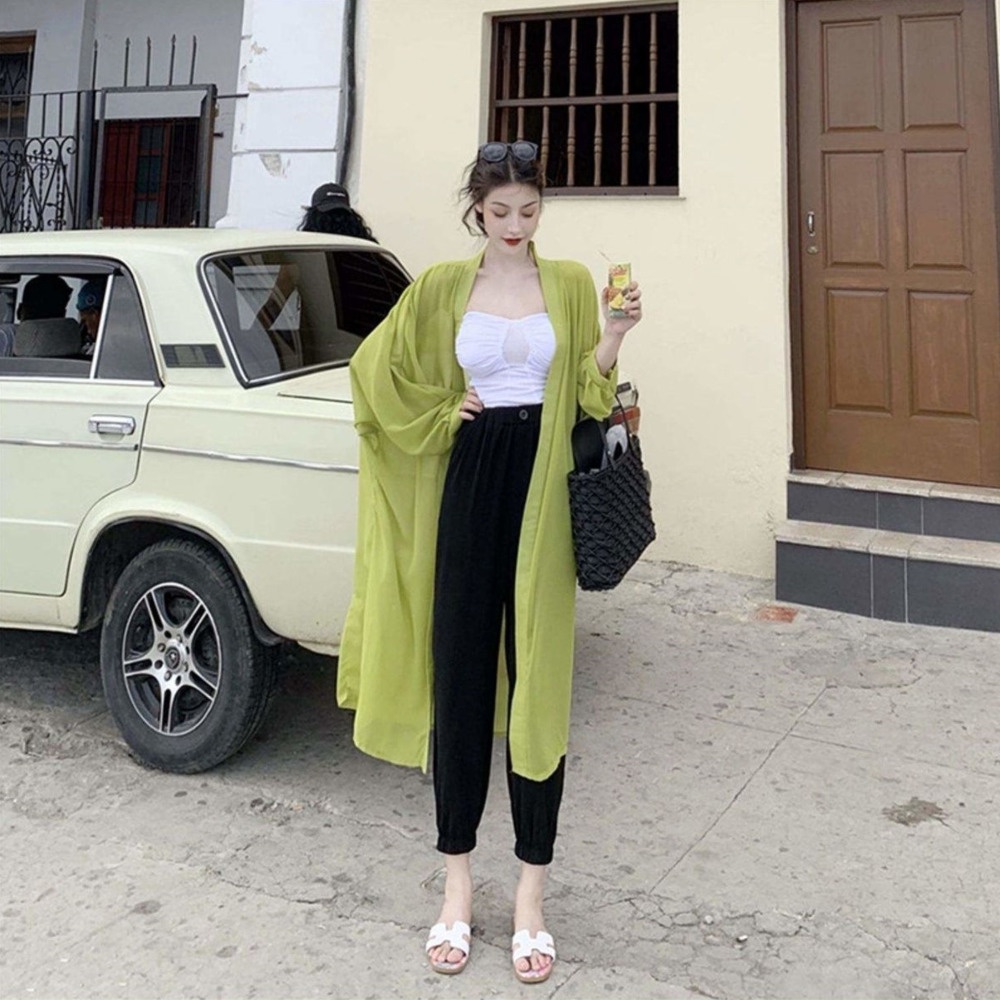 Áo Khoác Chống Nắng Thiết Kế Phong Cách Phương Tây Cho Nữ