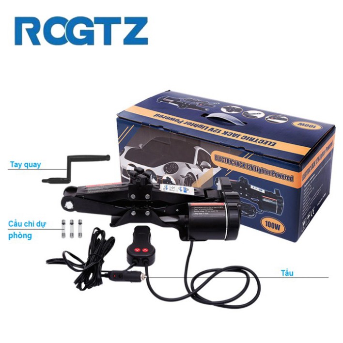 Sản Phẩm Bộ nâng kích gầm điện ô tô 12V thương hiệu cao cấp của Đức ROGTZ - TY35EJB - BẢO HÀNH 24 THÁNG