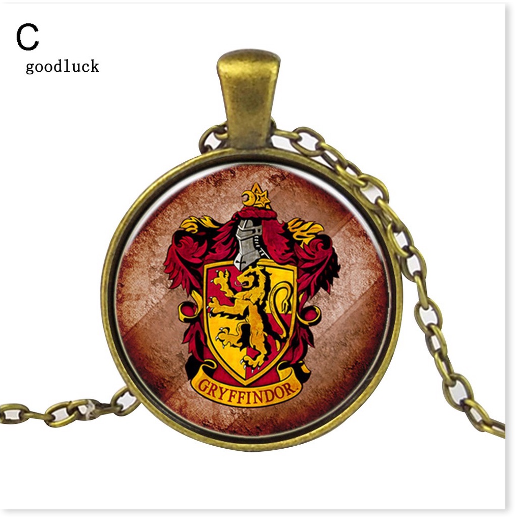 Dây chuyền hợp kim phối mặt phong cách Vintage chủ đề phim Harry Potter