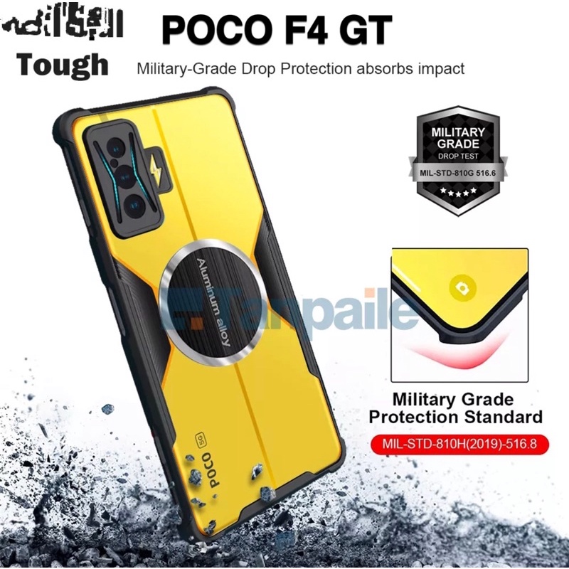 Ốp Lưng Tản Nhiệt Và Từ Tính Cho Xiaomi K50Gaming / POCO F4 GT - Mặt Lưng Trong - Viền TPU - Tản Nhiệt !