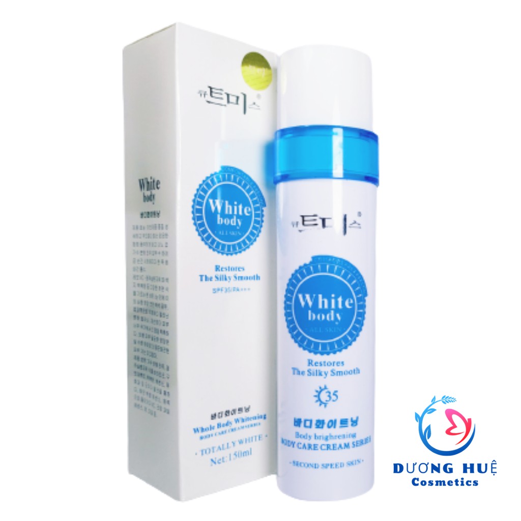 Kem chống nắng kích trắng da Hàn Quốc WHITE BODY 150ml (Chính hãng)