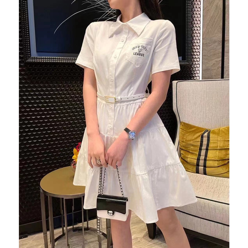 Đầm nữ thời trang cao cấp MIU MIU thiết kế thanh lịch, trẻ trung
