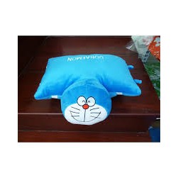 GỐI ĐI XE KITTY , DOREMON ,CON THỎ , KHỈ ,OKACHU , ẾCH VẢI NHUNG MỀM MỊN