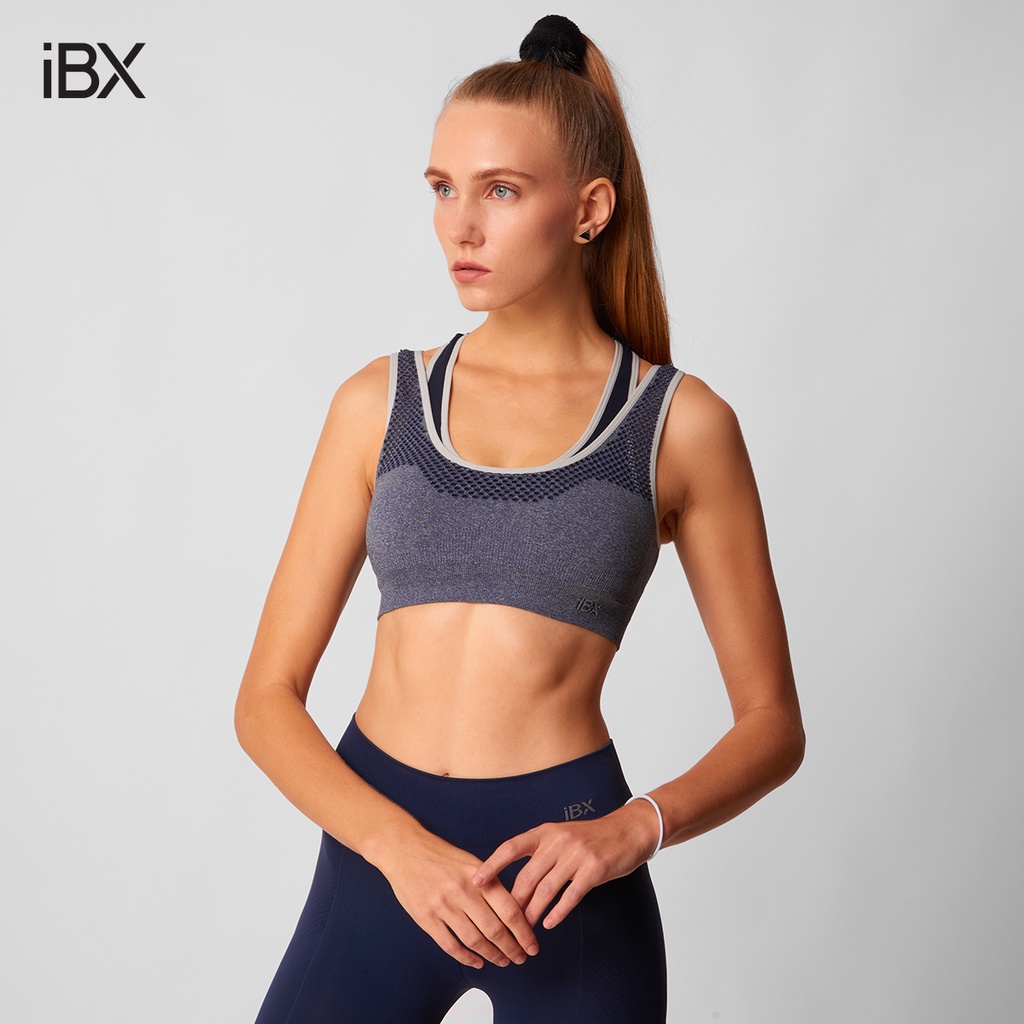 [Tặng mút đệm] Áo ngực thể thao nữ tập Yoga, Gym IBX IBX117