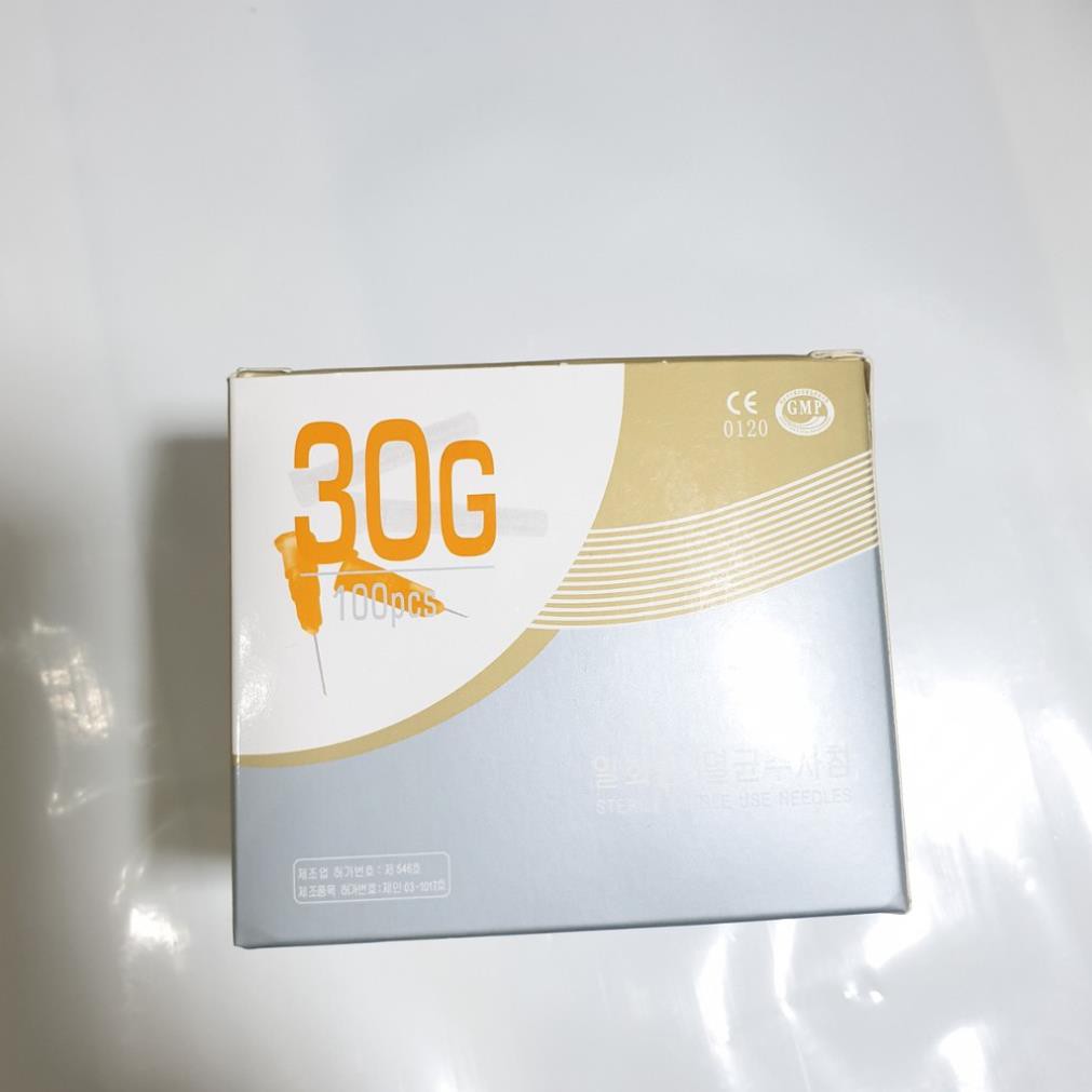 tách lẻ Đầu kim tiêm dưỡng chất meso 30G của hãng Sungshim Hàn Quốc 4mm, 13mm