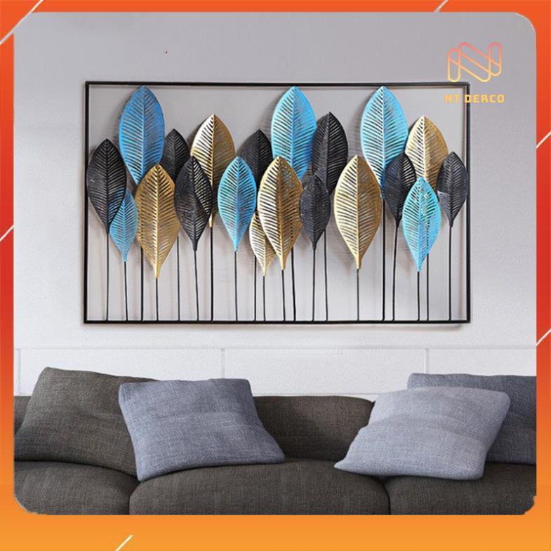 Derco Trang Trí, Tranh Sắt Treo Tường Nghệ Thuật, Tranh Decor Trang Trí Lá mã s2