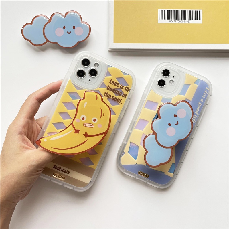 Giá đỡ điện thoại Chống điện thoại popsocket hình MÂY CHUỐI dễ thương