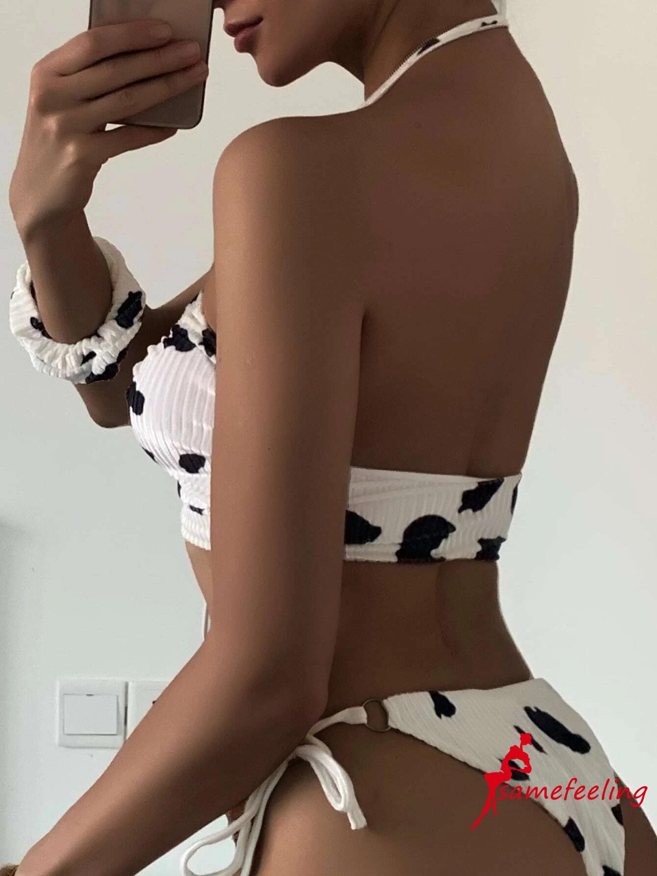 Set Đồ Tắm In Họa Tiết Quyến Rũ Dành Cho Nữ | BigBuy360 - bigbuy360.vn