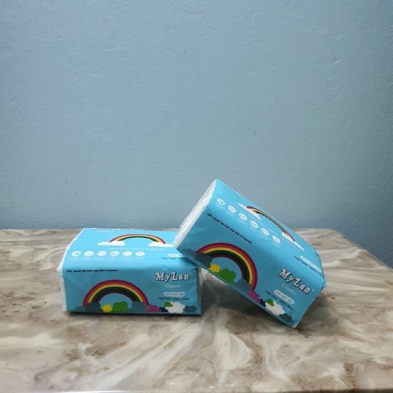 GIẤY ĂN CẦU VỒNG MY LAN 2 GÓIFREE SHIPMỀM MỊN,SIÊU DAI