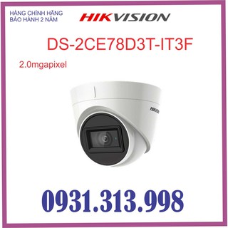 Camera hikvision 2.0mp ds-2ce78d3t-it3f