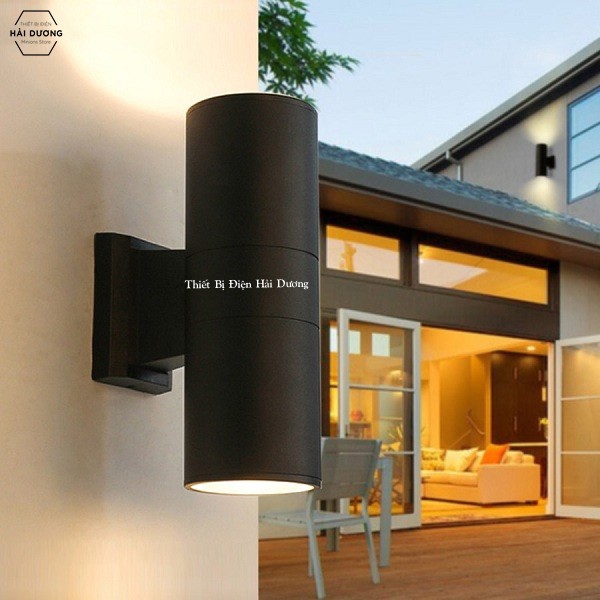 Combo Bộ 3 Đèn led gắn tường hình trụ TN916 - Chống nước thân nhôm - Cầu Thang Cổng Hiên Nhà Sân Vườn - BH 1 năm