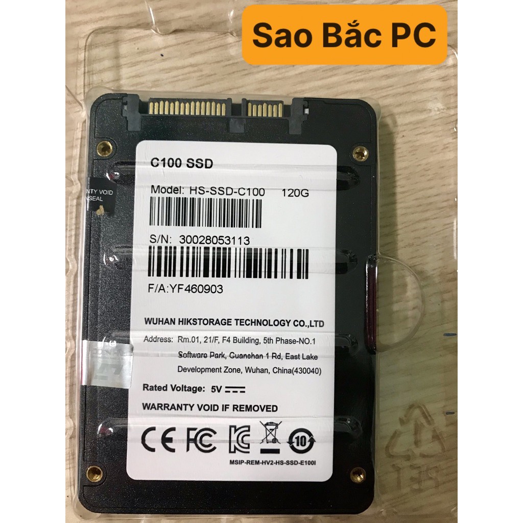 Ổ Cứng SSD HIKVISION C100 120GB Sata III - Hàng Chính Hãng